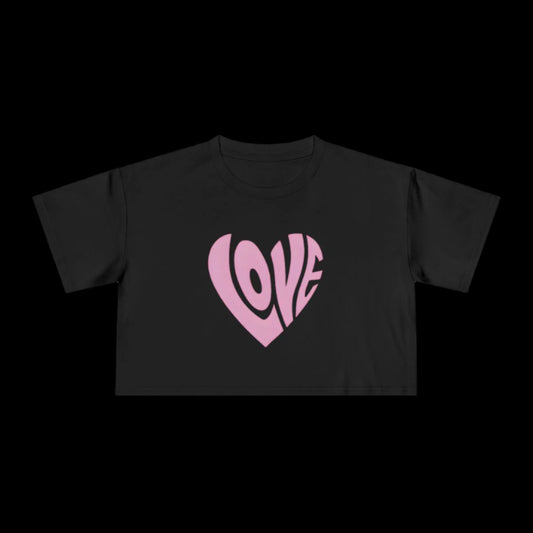 Hearted love Crop Top