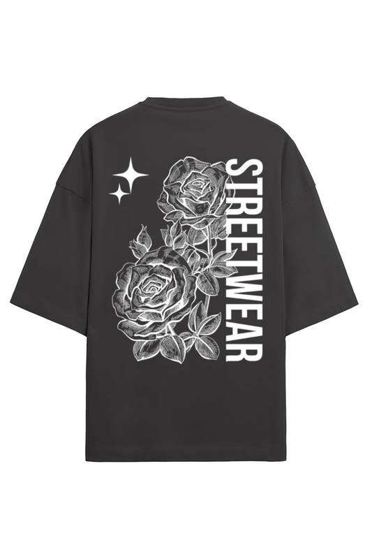 Floral Unisex Terry Oversized T-Shirt