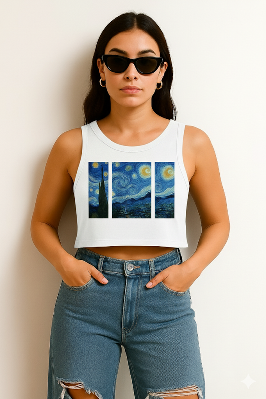 Scenic Starry Crop Tank