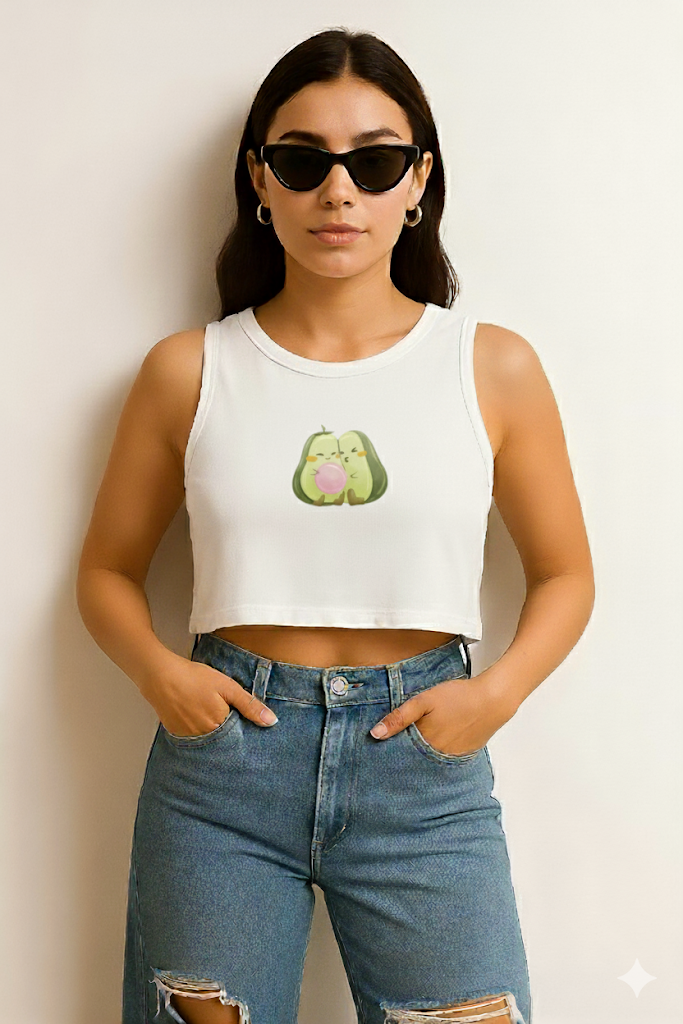 Baby-cado Crop Tank