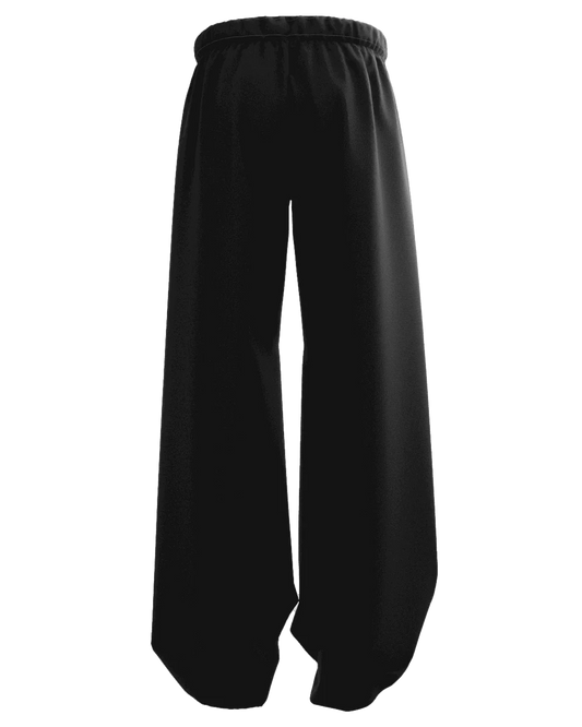 Plain Unisex Straight Fit Baggy Pants